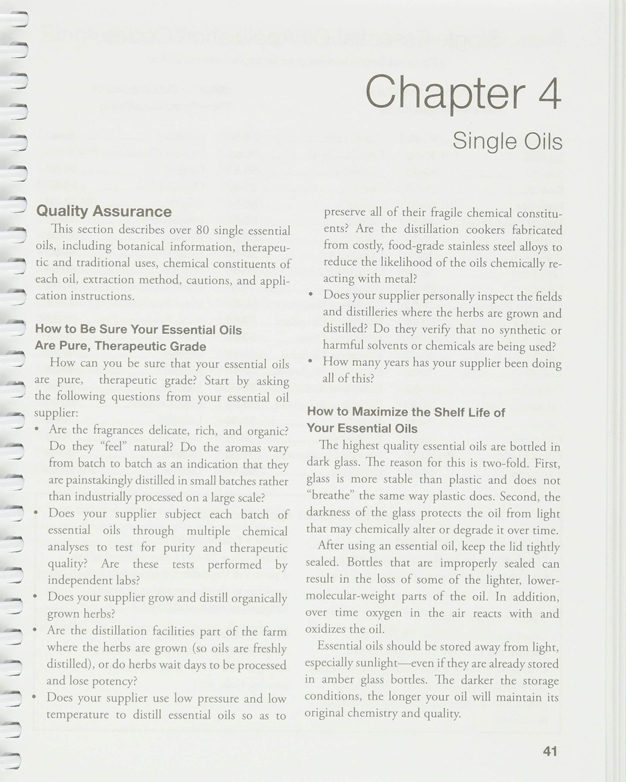 Essential Oils Pocket Reference