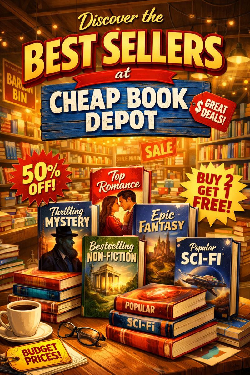 Discover the Best Sellers at Cheap Book Depot
