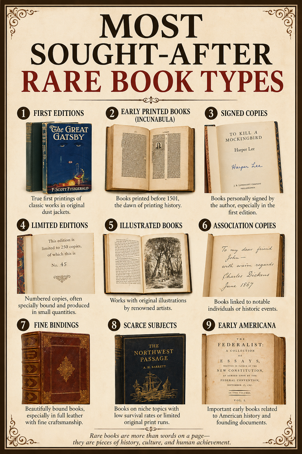 Most Sought-After Rare Book Types