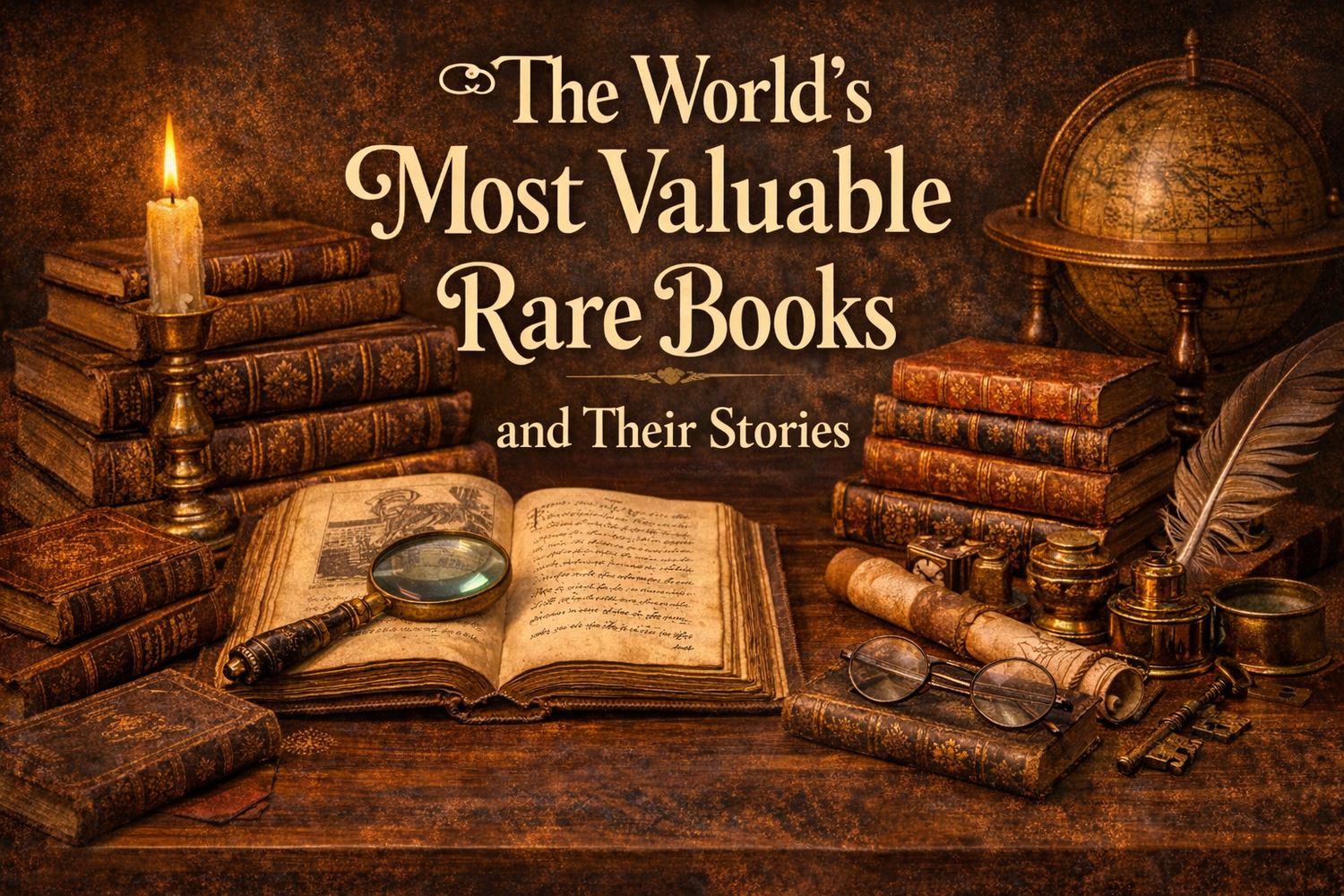 The World’s Most Valuable Rare Books and Their Stories