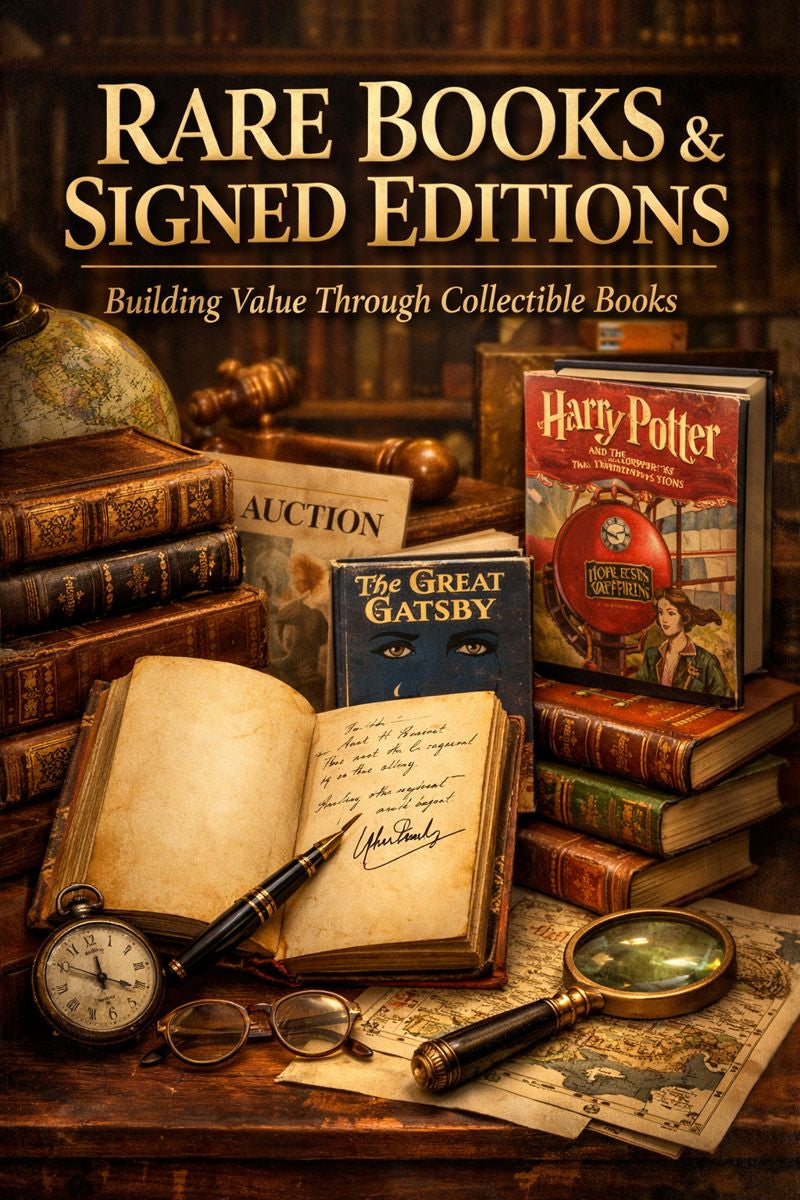 Rare Books & Signed Editions: Building Value Through Collectible Books
