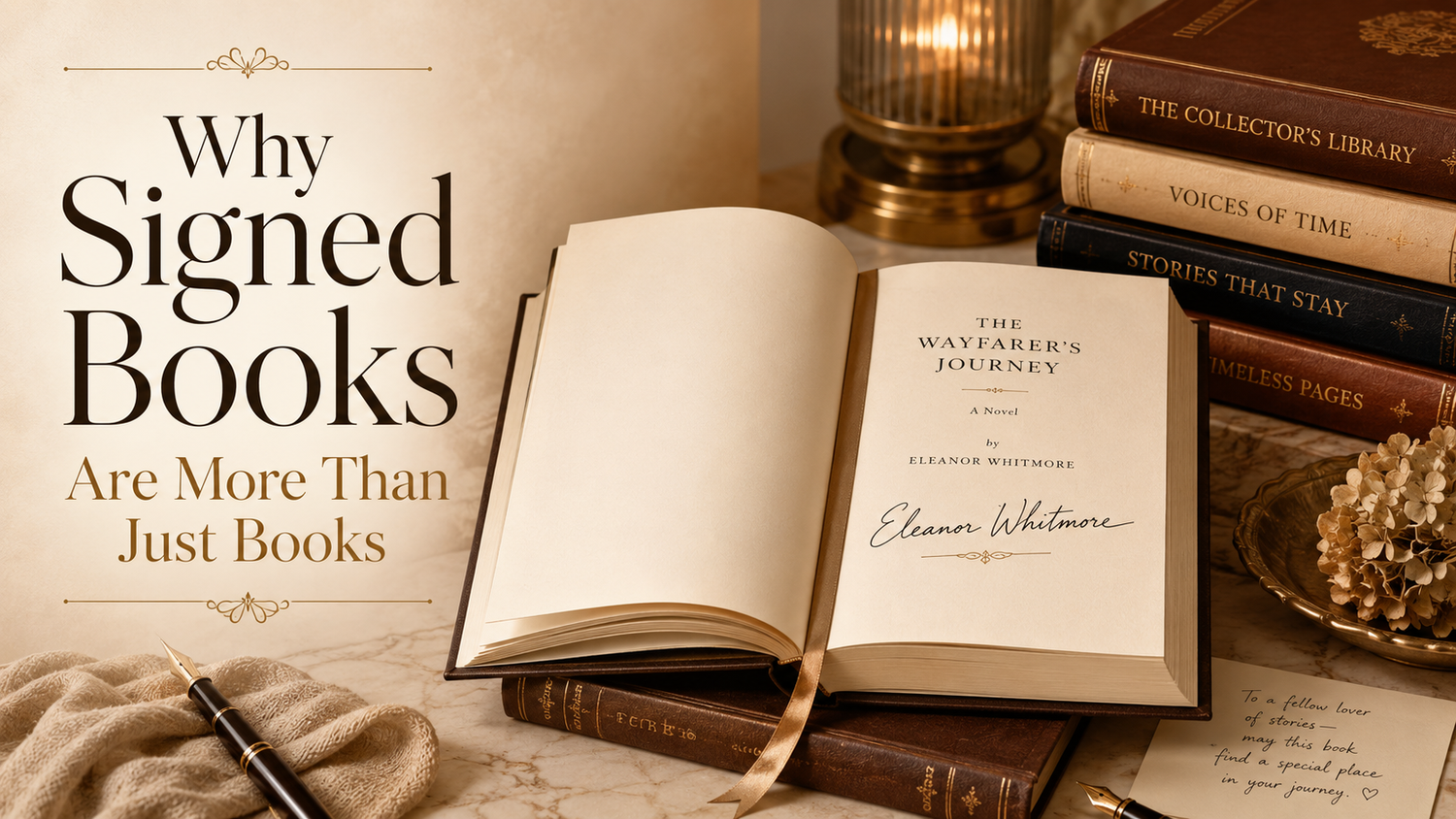 Why Signed Books Are More Than Just Books