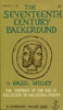 The Seventeenth Century Background [Mass Market Paperback] Willey, Basil