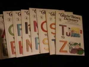The Charlie Brown Dictionary 8 Volume Set [Hardcover] Charles M Schulz