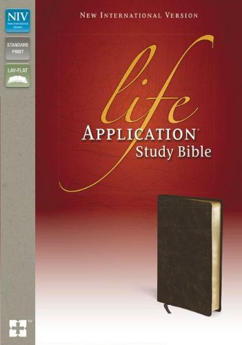 NIV, Life Application Study Bible, Second Edition, Bonded Leather, Brown Zondervan