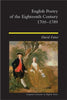 English Poetry of the Eighteenth Century, 17001789 [Paperback] Fairer, David