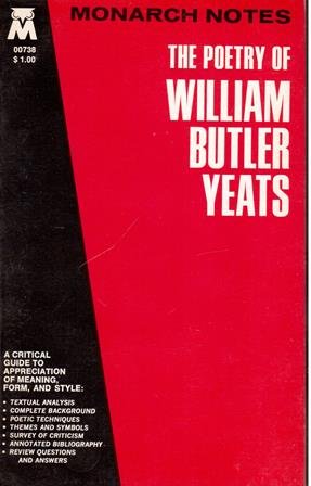 Poetry of William Butler Yeats Gilbert, Sandra
