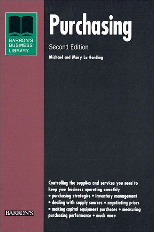 Purchasing Barrons Business Library Series Harding, Michael and Harding, Mary Lu