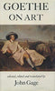 Goethe on Art English and German Edition Johann Wolfgang Von Goethe and John Gage