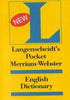 Langenscheidts Pocket Dictionary MerriamWebster English Langenscheidt Pocket Dictionaries Langenscheidt