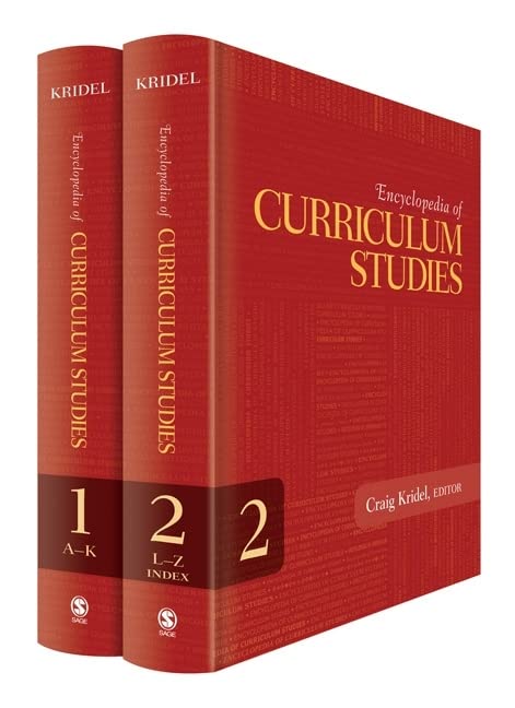 Encyclopedia of Curriculum Studies [Hardcover] Kridel, Craig