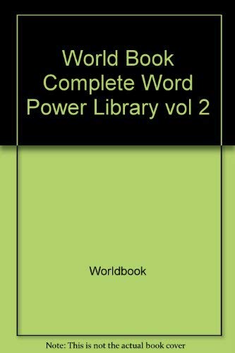 The World Book Complete Word Power Library (2 Volumes)