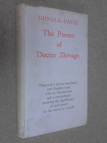 The Poems of Doctor Zhivago Pasternak, Boris Leonidovich