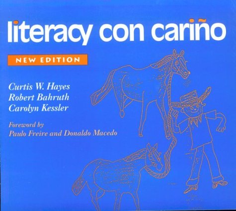 Cover of Literacy con cariño: A Story of Migrant Children's Success featuring illustrations and author names.