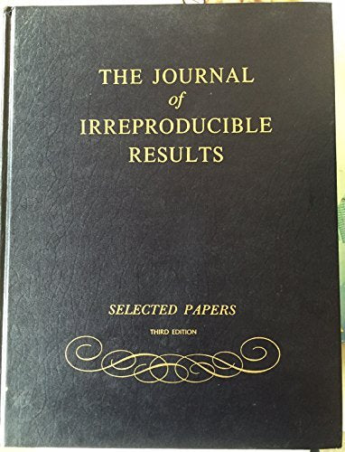 Journal of Irreproducible Results [Hardcover] George H Scherr ed