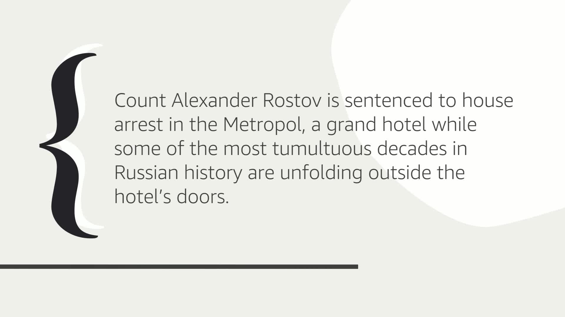 A Gentleman in Moscow: A Novel