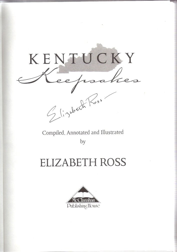 Kentucky Keepsakes: Classic Southern Recipes.