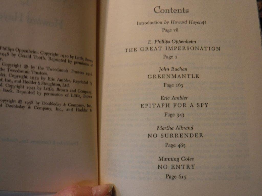Five Spy Novels