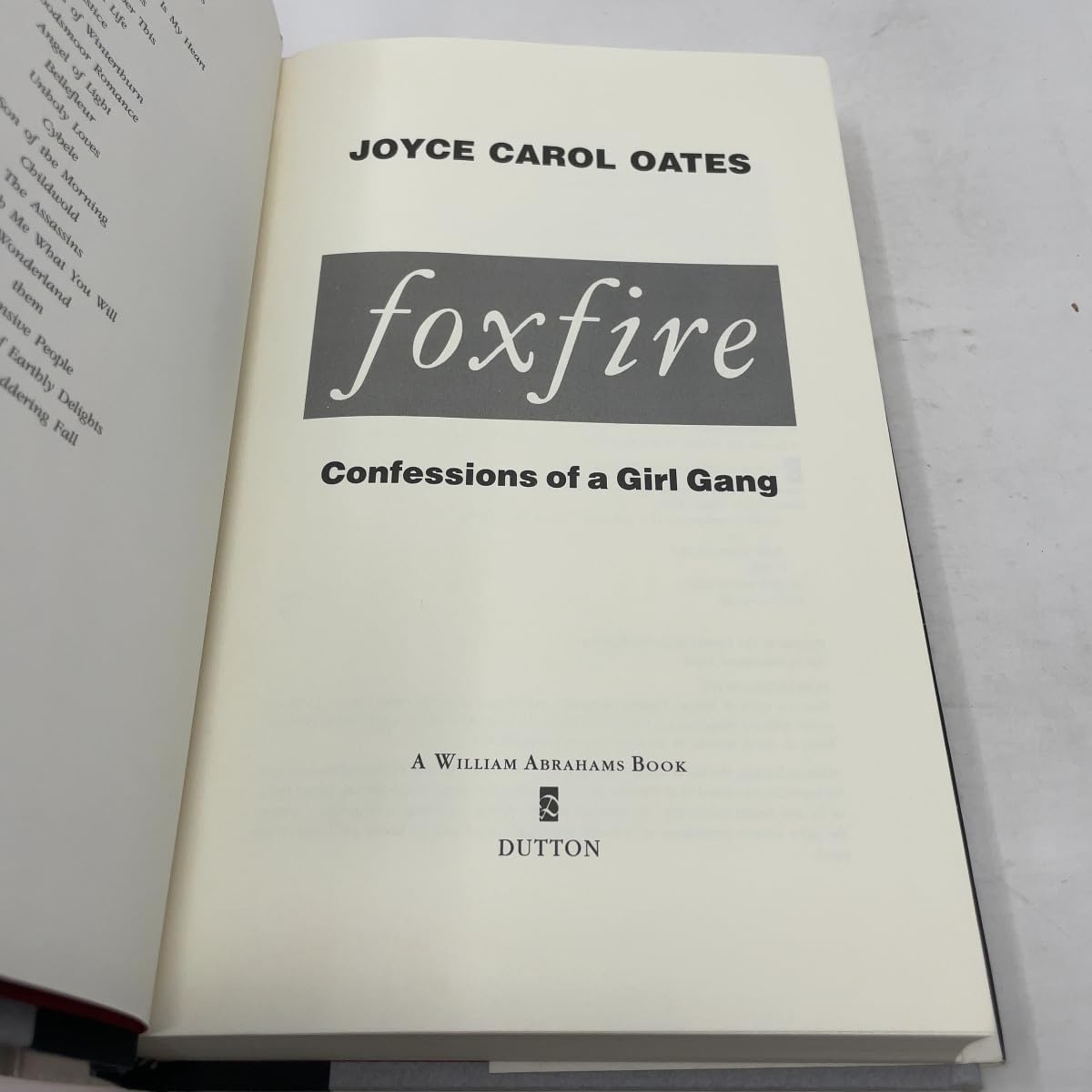 Foxfire: Confessions of a Girl Gang