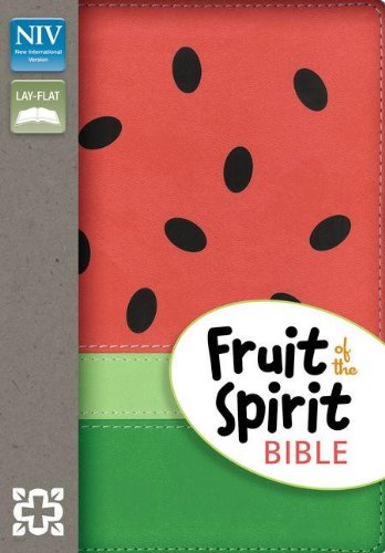 NIV, Fruit of the Spirit Bible, Imitation Leather, RedGreen, Red Letter Zondervan