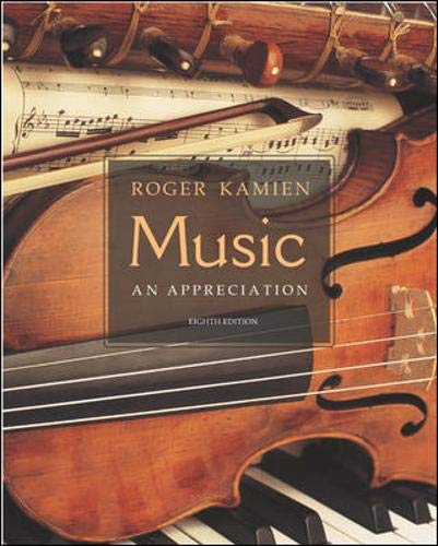 Music: An Appreciation w Multimedia Companion 45 CDROM [Hardcover] Kamien, Roger