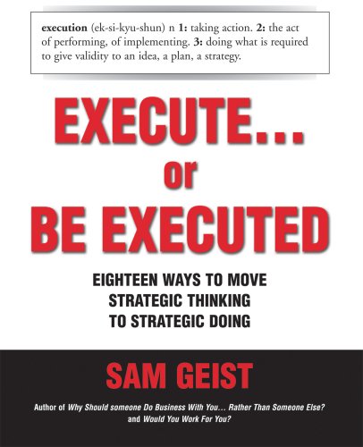 Execute or Be Executed [Hardcover] Sam Geist