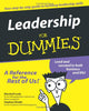 Leadership For Dummies [Paperback] Loeb, Marshall and Kindel, Stephen