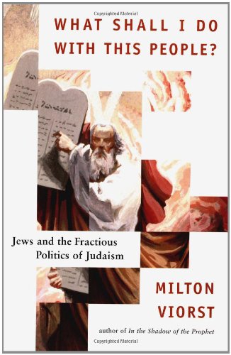 What Shall I Do with This People?: Jews and the Fractious Politics of Judaism Viorst, Milton