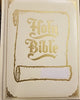 The Holy Bible: Authorized King James Version, With FullColor Illustrations of the Old Masters 1976, Hologram of The Last Supper on Cover [Leather Bound] Bible House