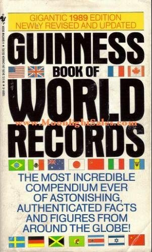 GUINNESS BOOK OF WORLD RECORDS, 1989 Guinness World Records McWhirter, Norris