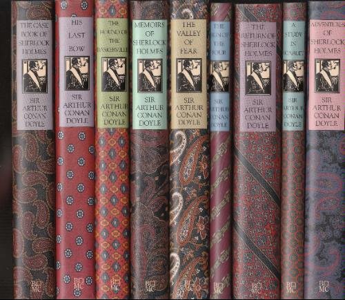 Adventures of Sherlock Holmes / A Study in Scarlet / The Return of Sherlock Holmes / The Sign of the Four / The Valley of Fear / Memoirs of Sherlock Holmes / The Hound of the Baskervilles / H
