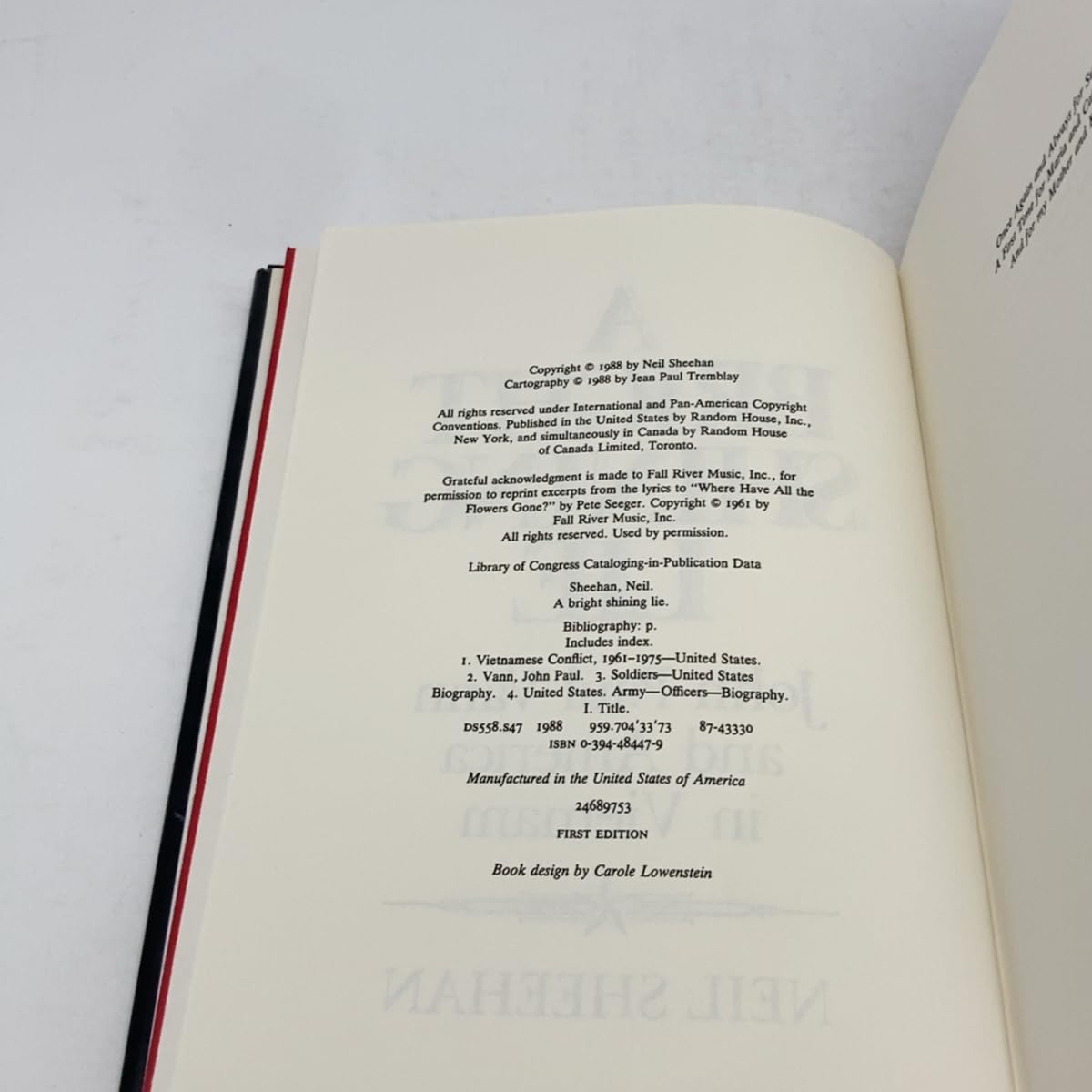 A Bright Shining Lie: John Paul Vann and America in Vietnam