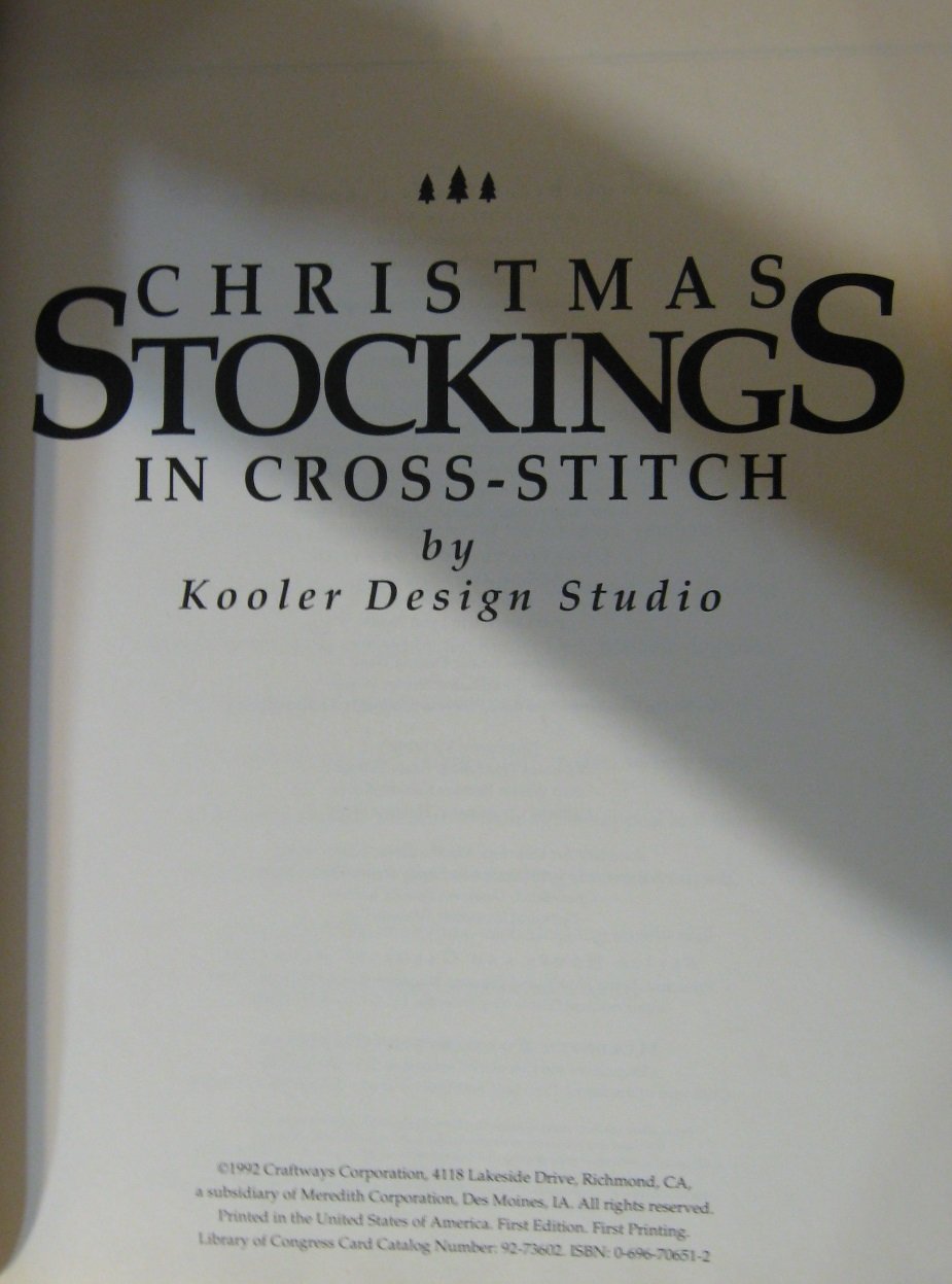 Christmas Stockings in Cross-Stitch