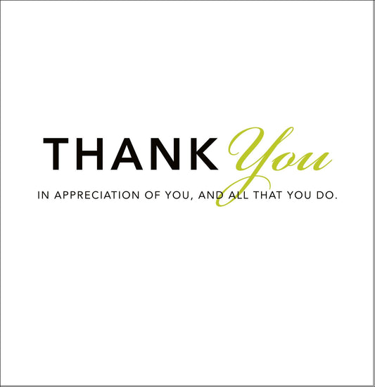 Thank You: In Appreciation of You, and All That You Do Gift of Inspiration [Hardcover] Zadra, Dan