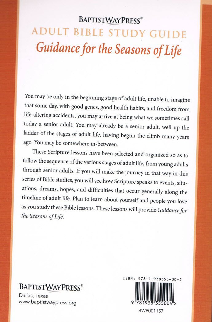 Guidance for the Seasons of Life (BaptistWay Adult Bible Study Guide)