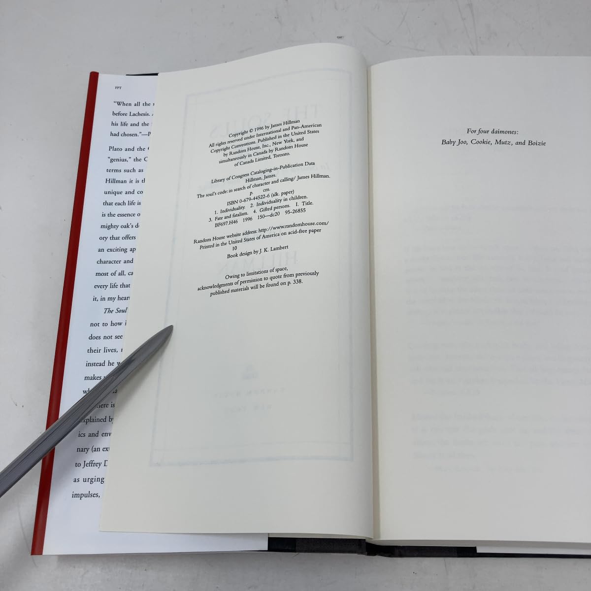 The Soul's Code: In Search of Character and Calling