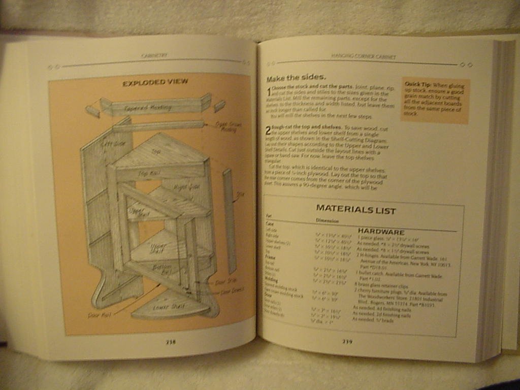 Cabinetry: The Woodworkers Guide to Building Professional Looking Cabinets and Shelves