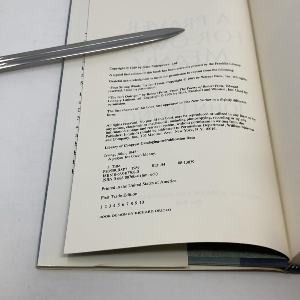 A Prayer for Owen Meany