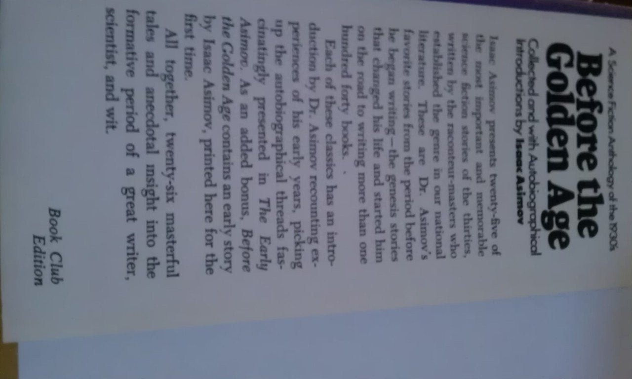 Before the Golden Age: A Science Fiction Anthology of the 1930s