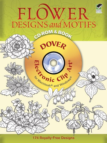 Flower Designs And Motifs Dover Electronic Clip Art Charlene Tarbox