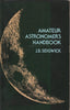Amateur Astronomers Handbook Dover Books on Astronomy Sidgwick, J B and Space