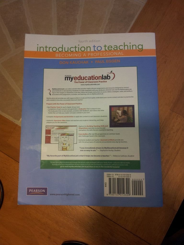 Introduction to Teaching: Becoming a Professional (4th Edition)
