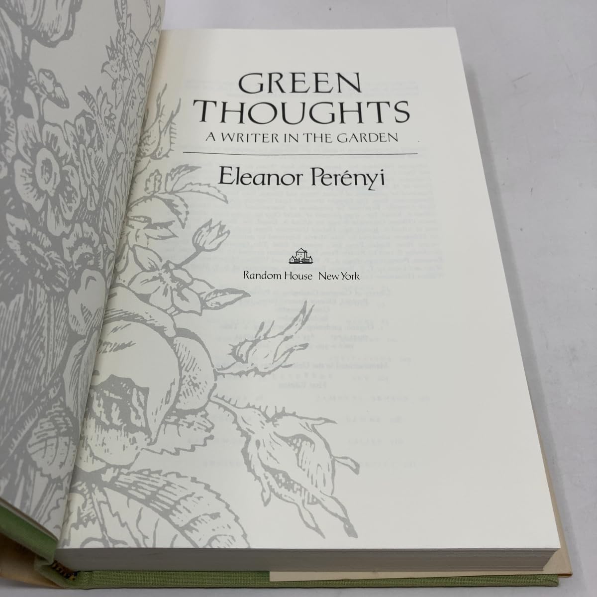 Green Thoughts: A Writer in the Garden