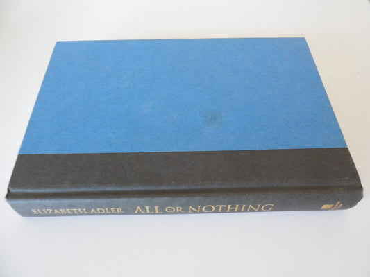 All or Nothing [Hardcover] Adler, Elizabeth