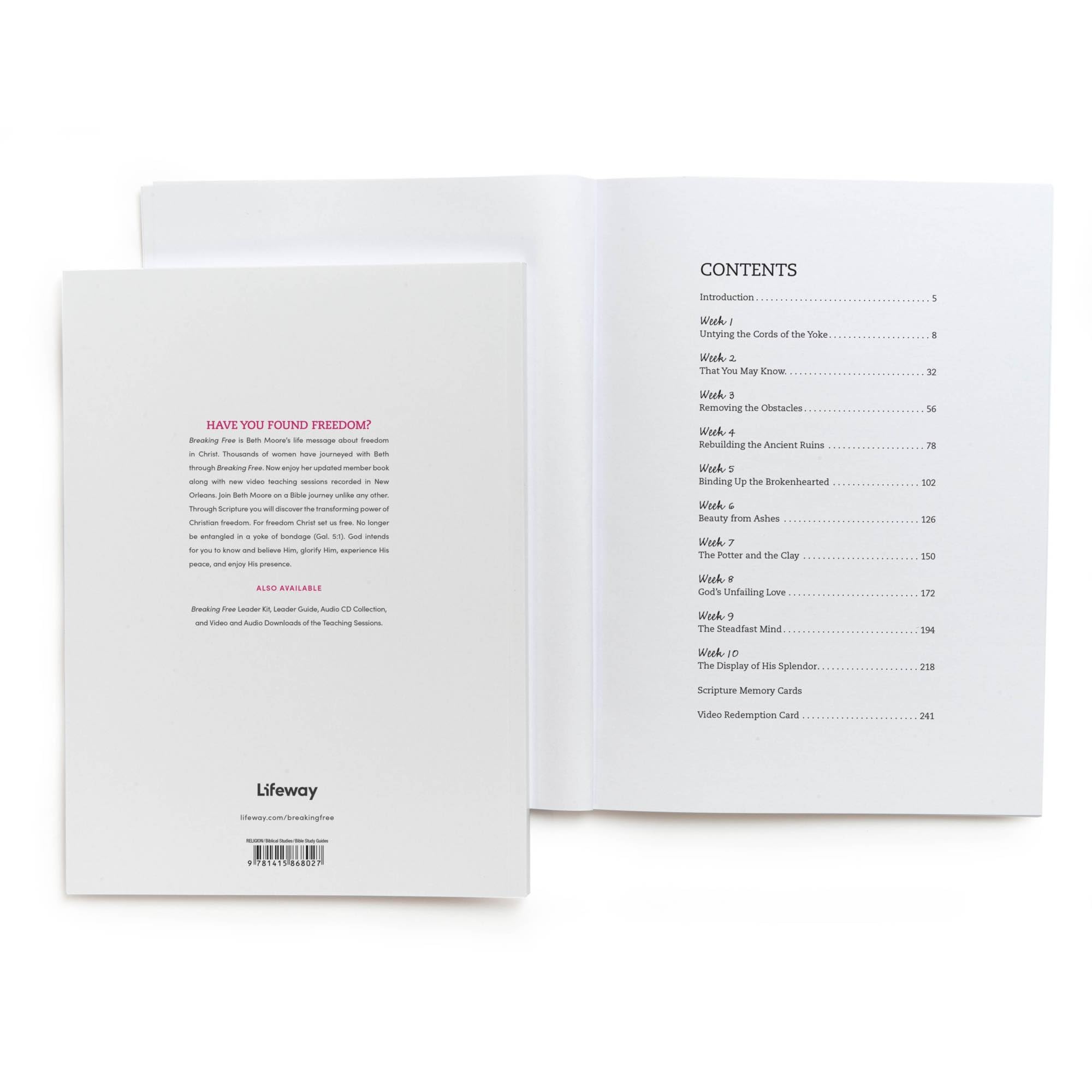 Breaking Free - Bible Study Book: The Journey, The Stories