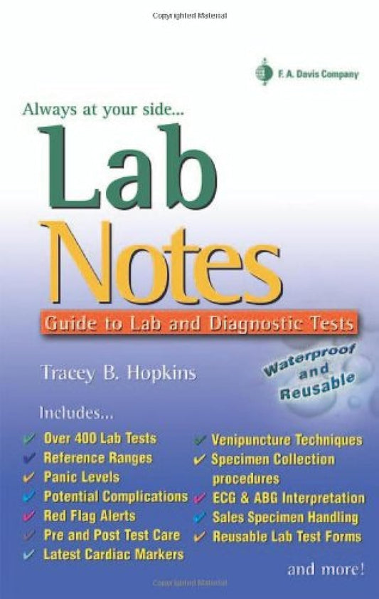 LabNotes: Guide to Lab  Diagnostic Tests Hopkins, Tracey