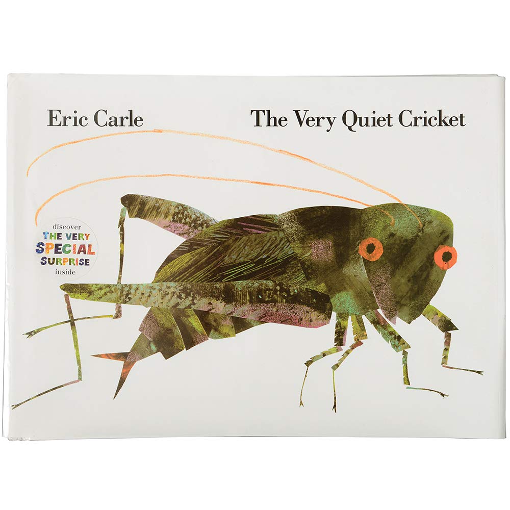 Constructive Playthings Eric Carle Collection- "The Very Quiet Crciket" 32 Page Hardcover Book for Ages 2 Years and Up