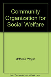 Community Organization for Social Welfare