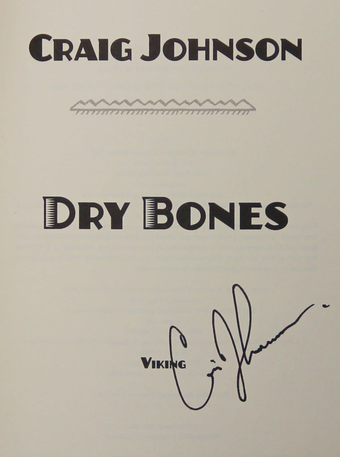 Dry Bones: A Walt Longmire Mystery (A Longmire Mystery)
