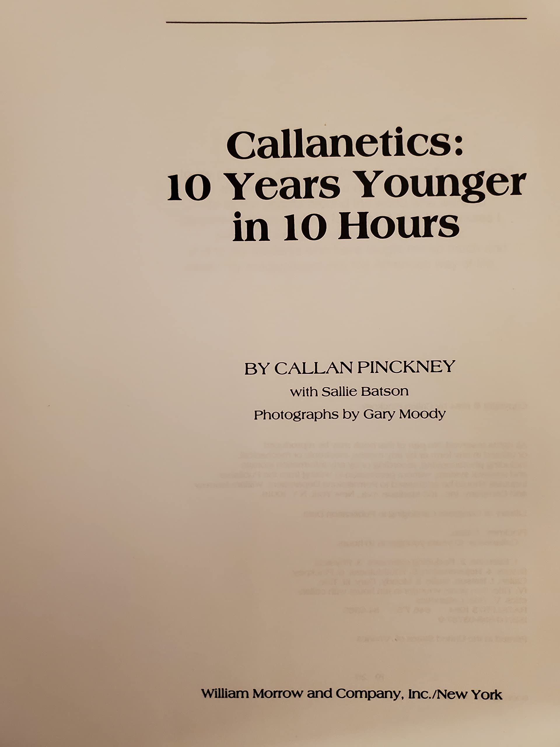 Callanetics: 10 Years Younger in 10 Hours